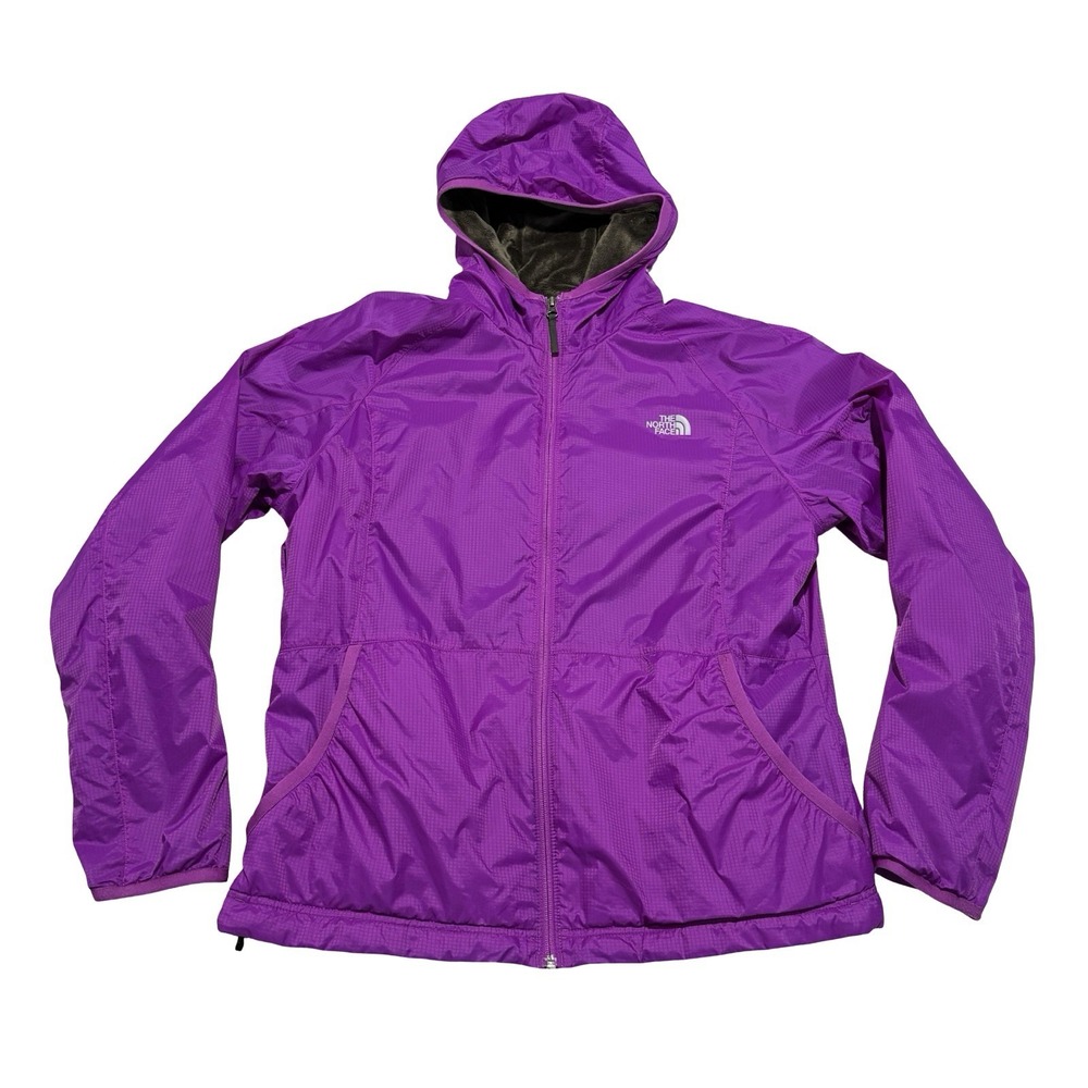 The North Face Women's Fleece Lined Ripstop Windbreaker Jacket Size XL 23 x 26
